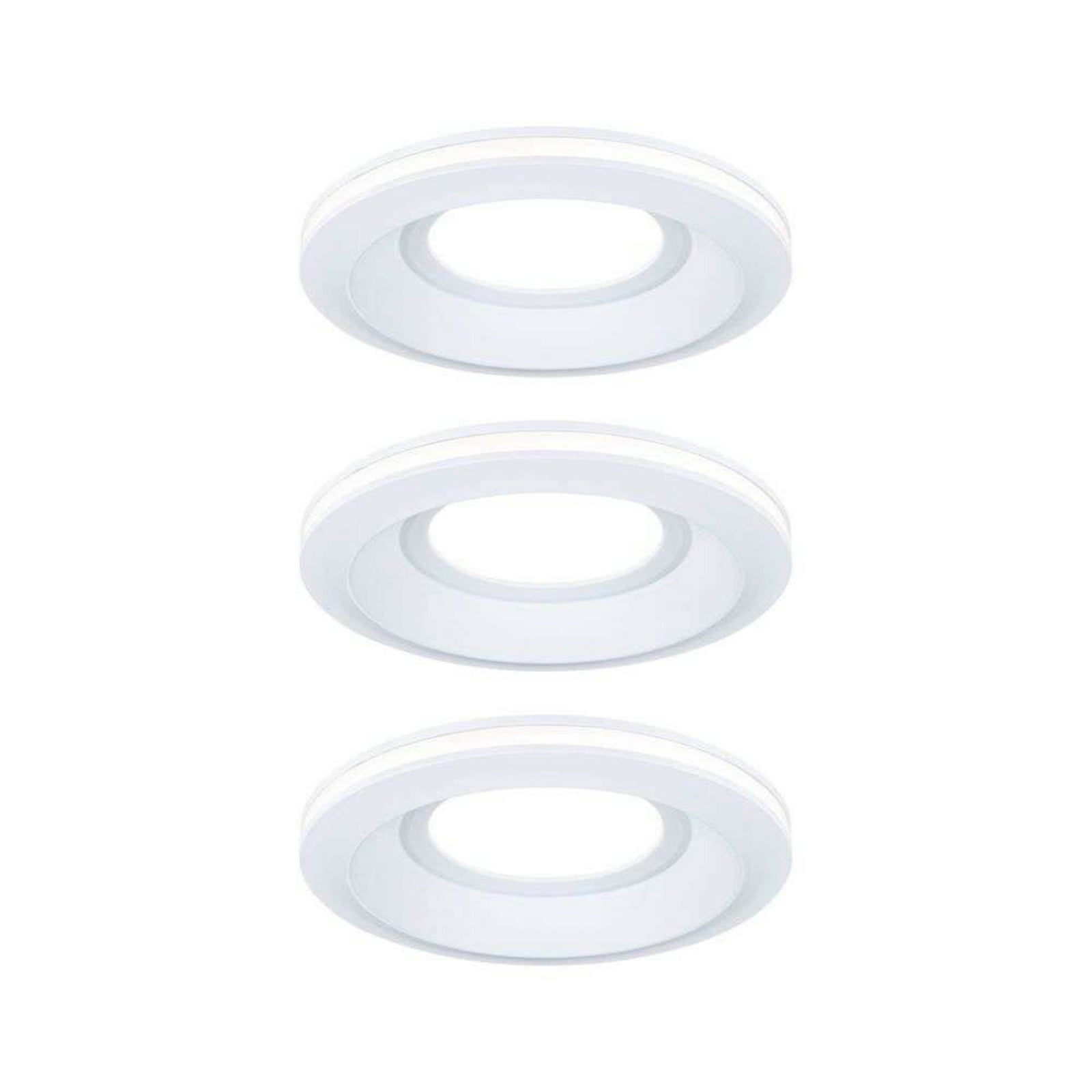 Sormus LED-inbyggnadslampa vit Ø 10 cm IP65 3-pack Paulmann - Badrum - Plast | Produkter - Spotlights - Inbyggdasspot | Lampspecialisterna