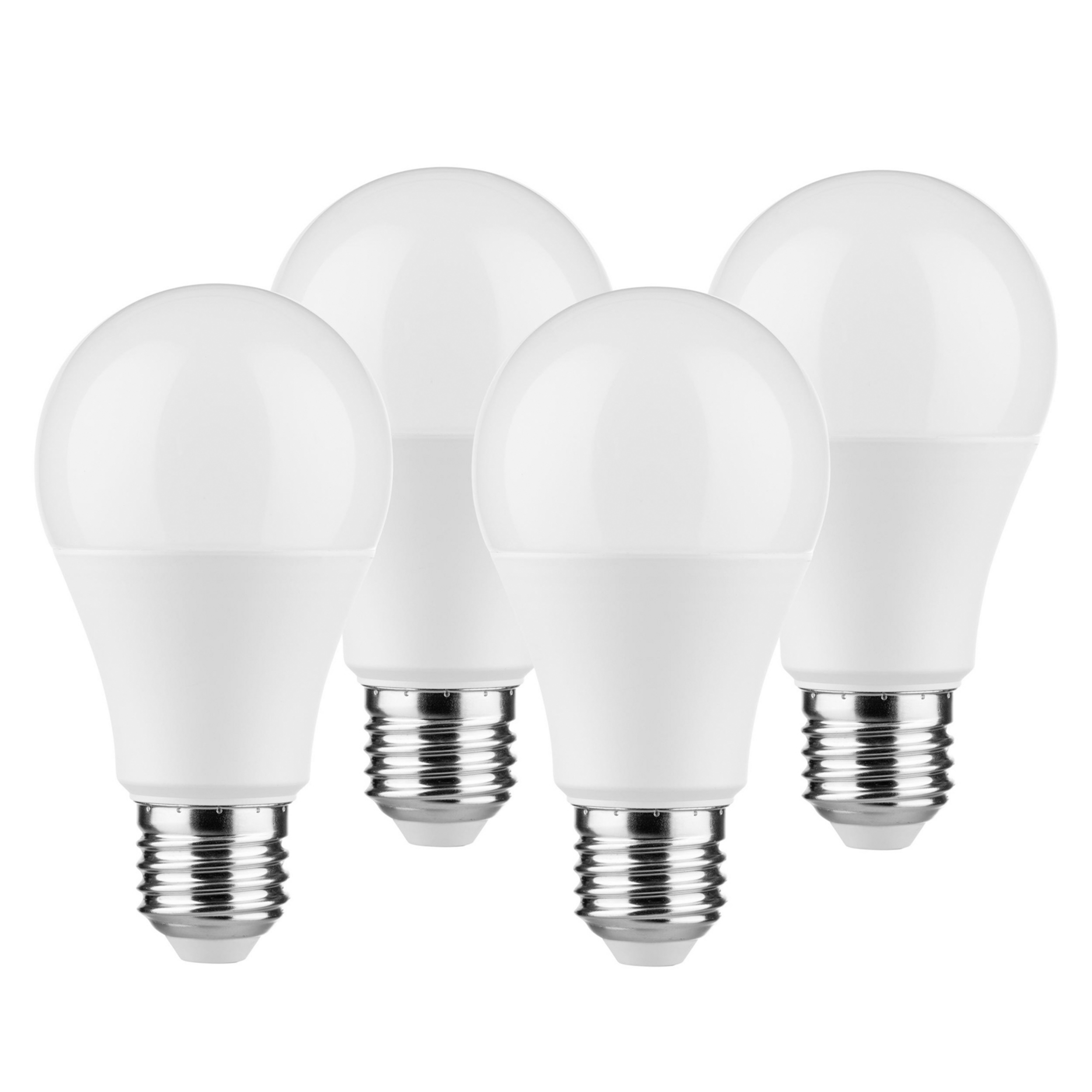 Ampoule LED E27 A60 8,5 W 2 700 K mate lot 3+1