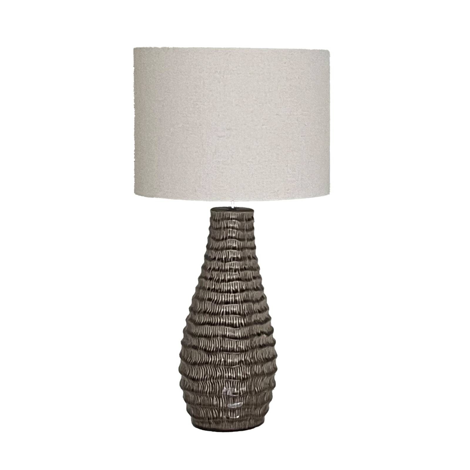 By Rydens Tischleuchte Bartha, braun/beige, Höhe 74 cm