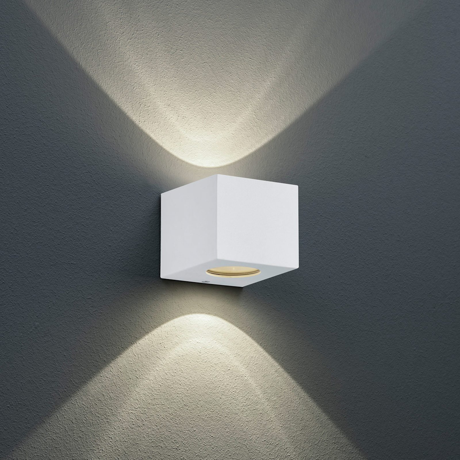 Rechthoekige LED buitenwandlamp Cordoba