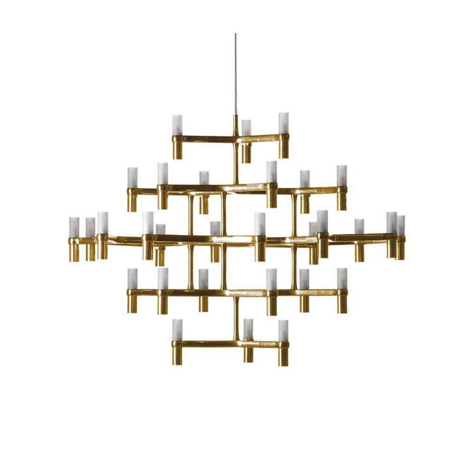 Crown Major Pendant Gold Plated - Nemo Lighting