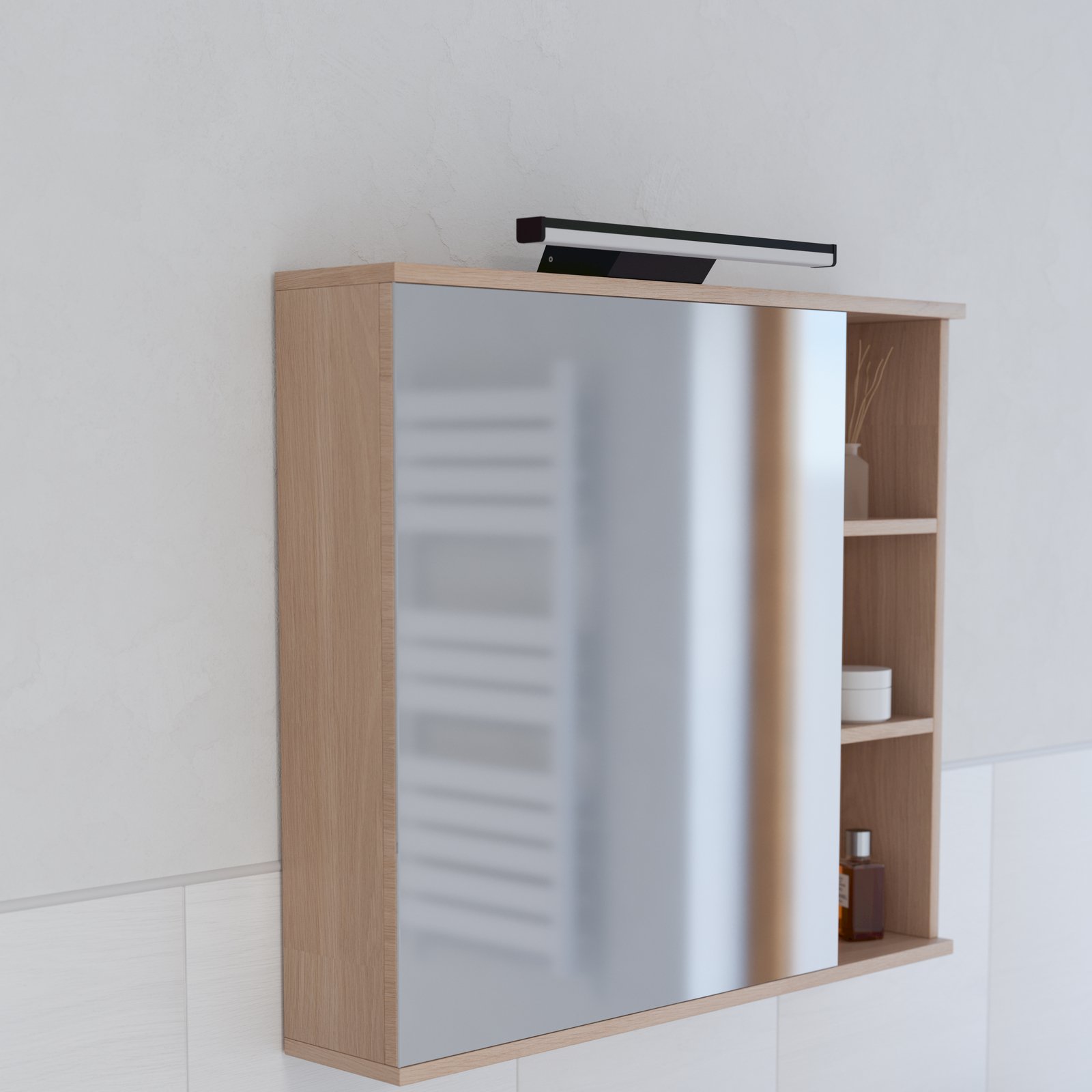EGLO connect Smart-LED-Spiegelleuchte Regello-Z, schwarz