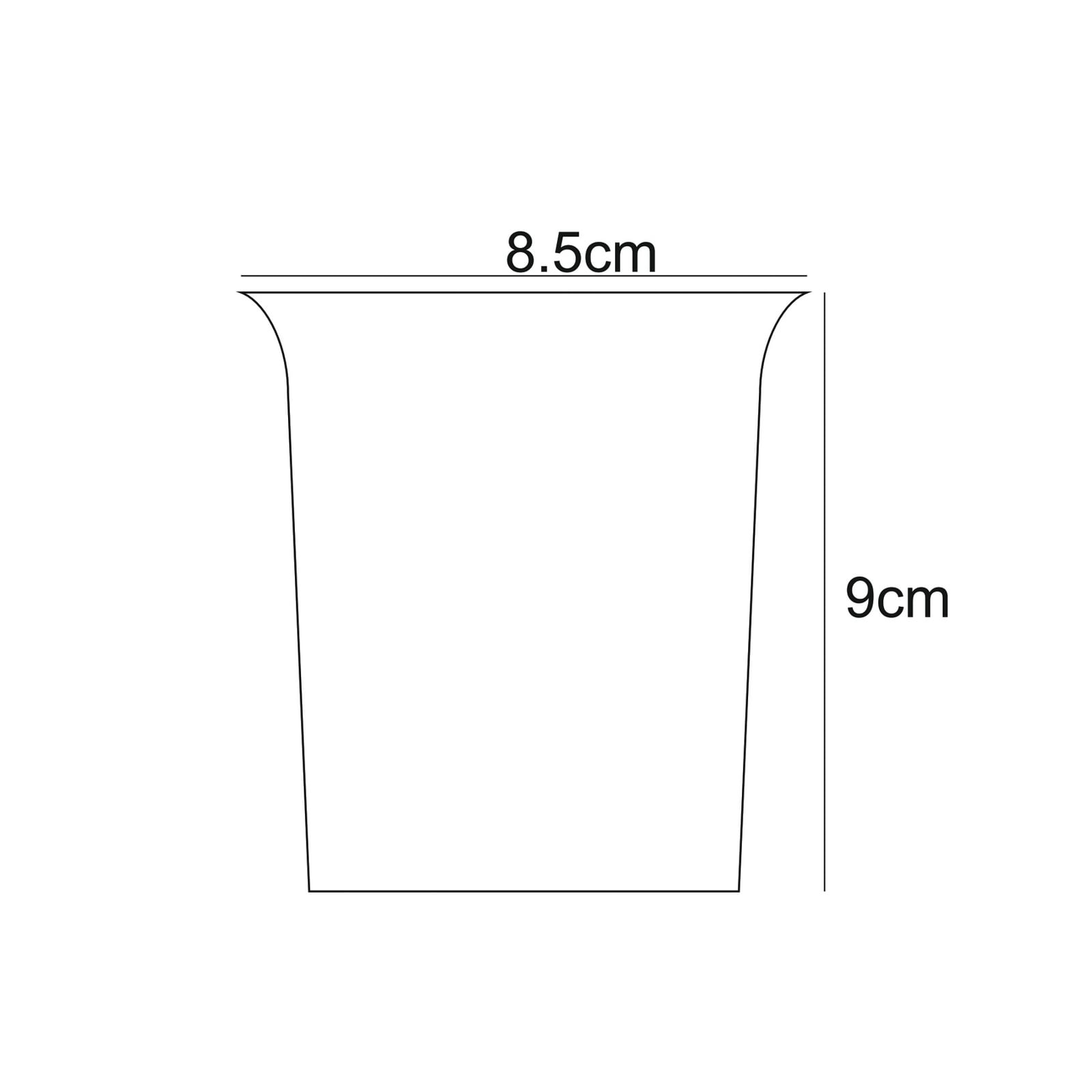 Tazza HDDiva, marrone, ceramica, 9 cm, set da 2 - House Doctor