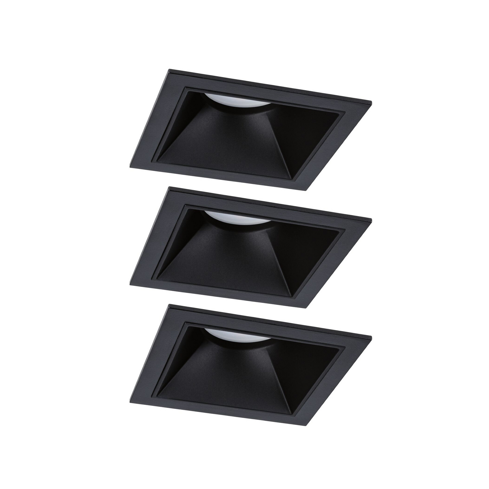 Paulmann LED ugradbena reflektor-svjetiljka Cole Coin, crna, četvrtasta, IP44, Paulmann LED ugradbena reflektor-svjetiljka Cole Coin, crna, četvrtasta, IP44,