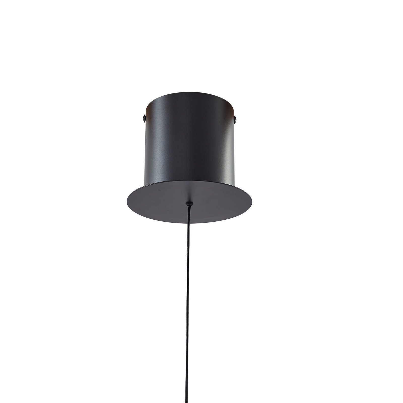 Lucande hanglamp Joran, 1-lamp, wit, glas