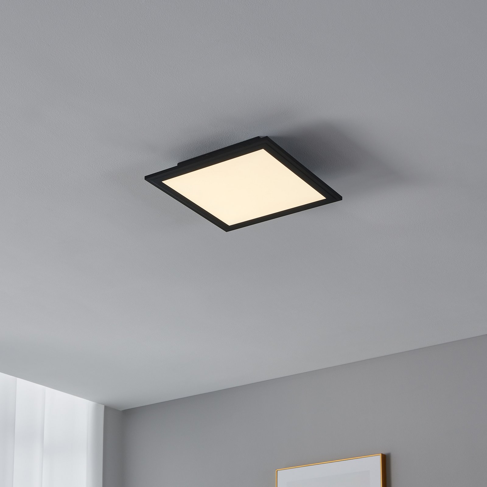 EGLO connect CCT Deckenlampe 30x30cm schwarz EGLO connect CCT Deckenlampe 30x30cm schwarz