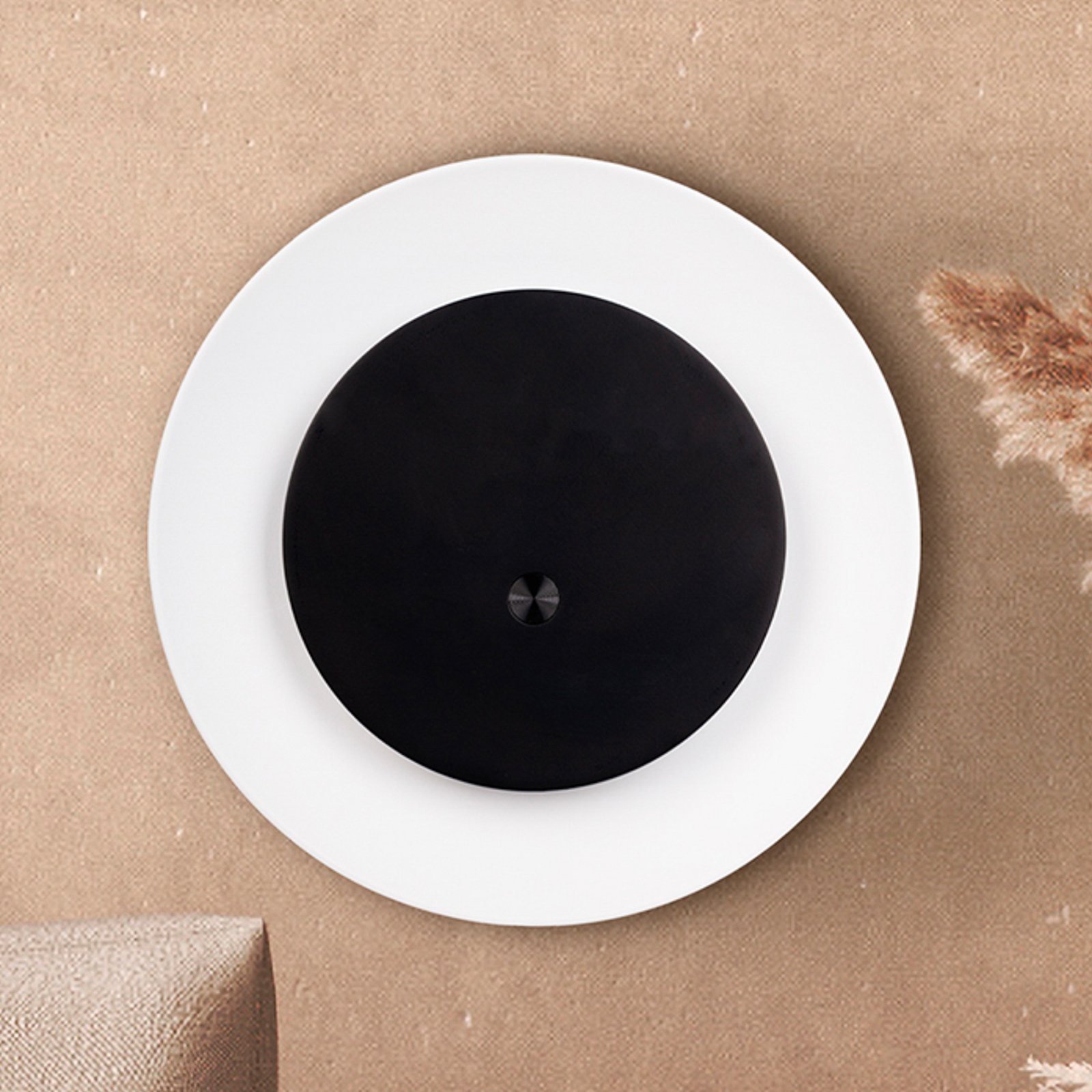 LED akumulatora galda lampa Solan, melna/balta, saules enerģija, IP54 LED akumulatora galda lampa Solan, melna/balta, saules enerģija, IP54