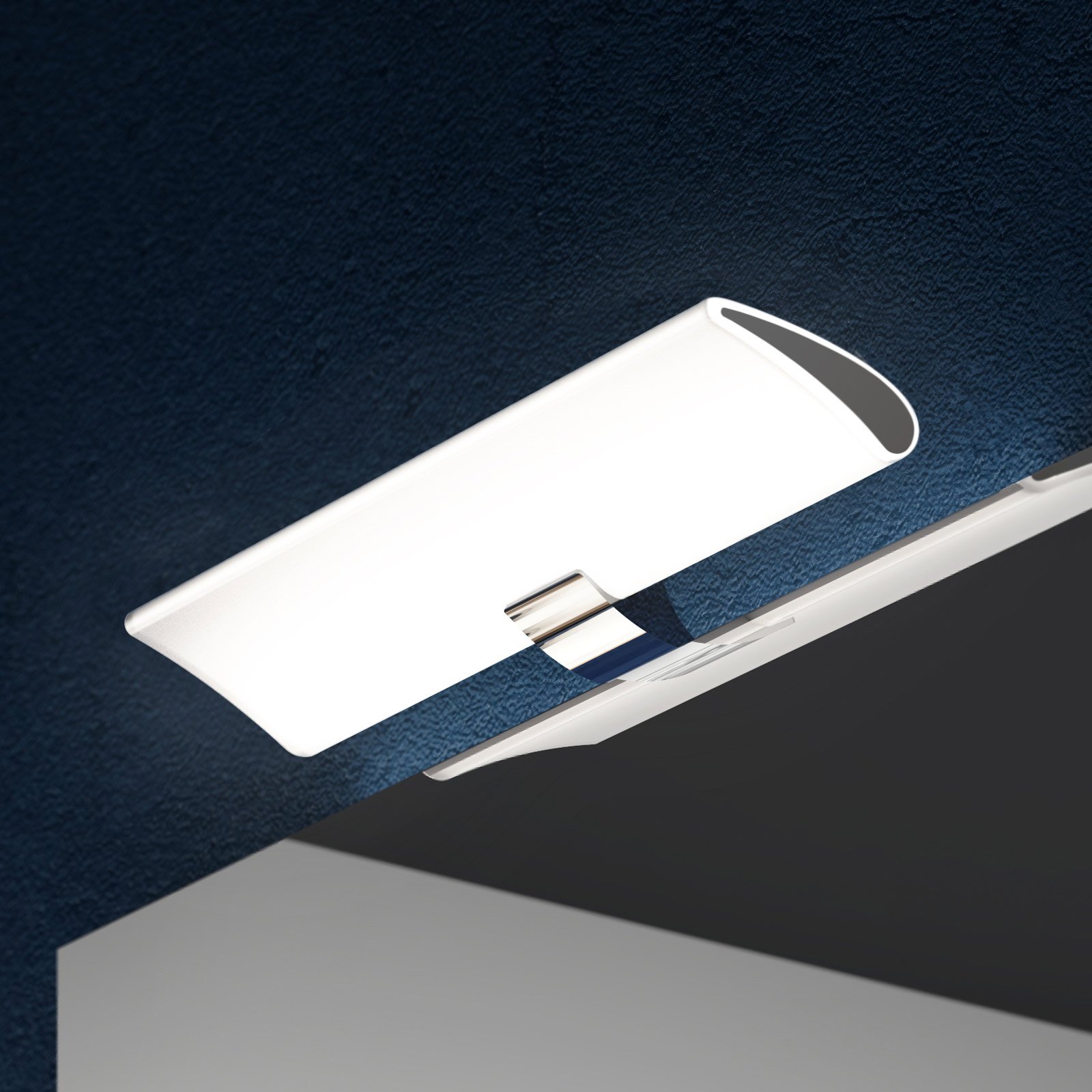 Lámpara de espejo LED Miracle en cromo, 80 cm