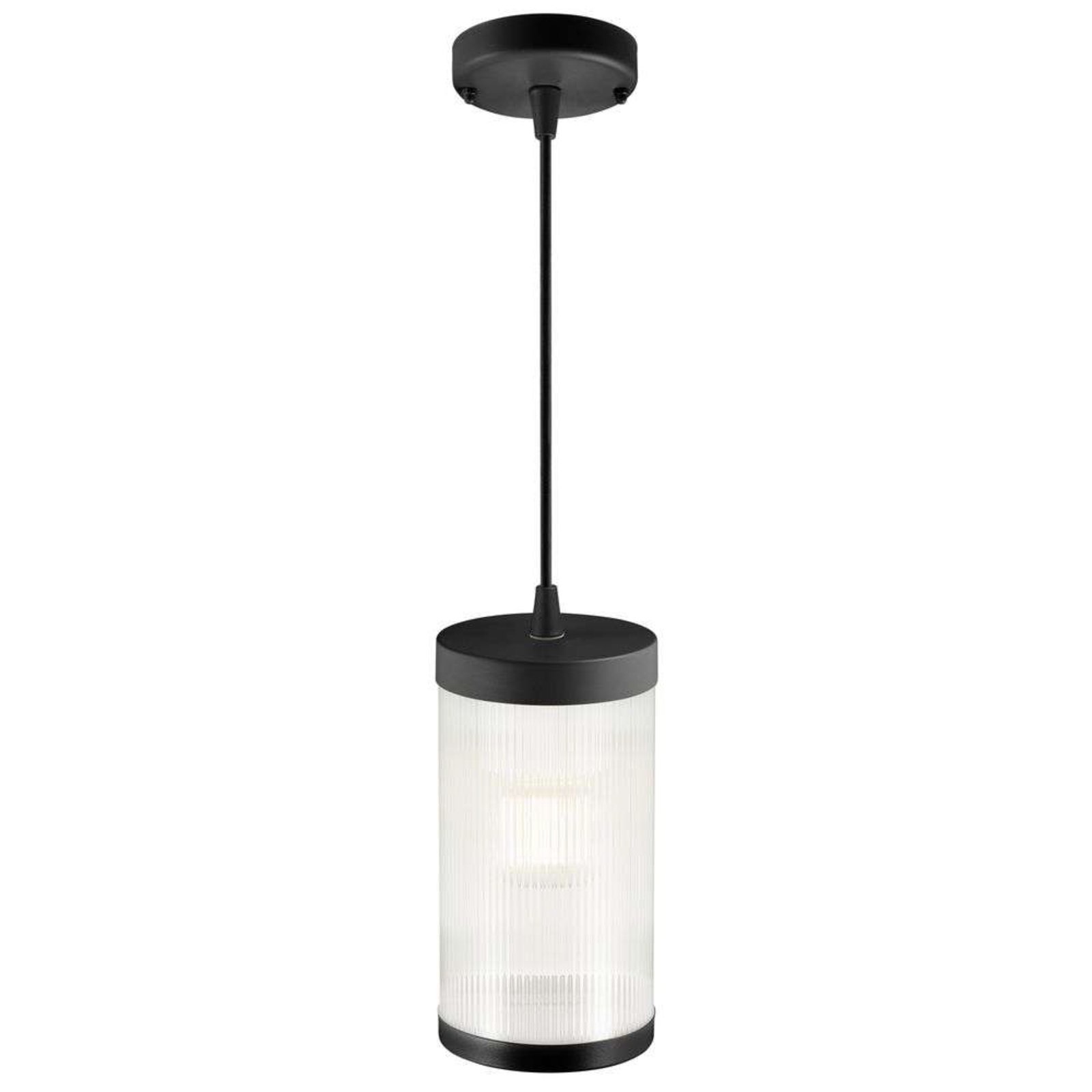Suspension d'extérieur Coupar, Ø 13 cm, noir