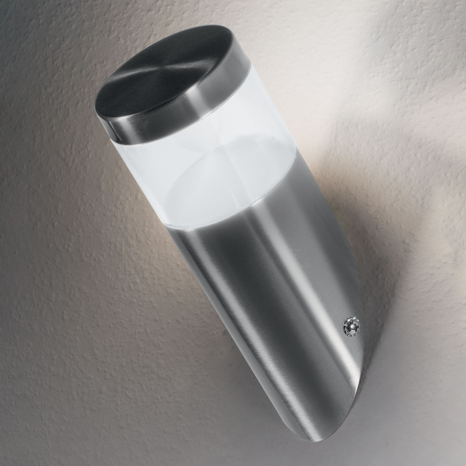 LEDVANCE Endura Style Mini Cylinder Torch lamp, stainless steel, polycarbonate, 4 W, energy efficiency: A+, W: 7.6 cm, H: 20.5 cm