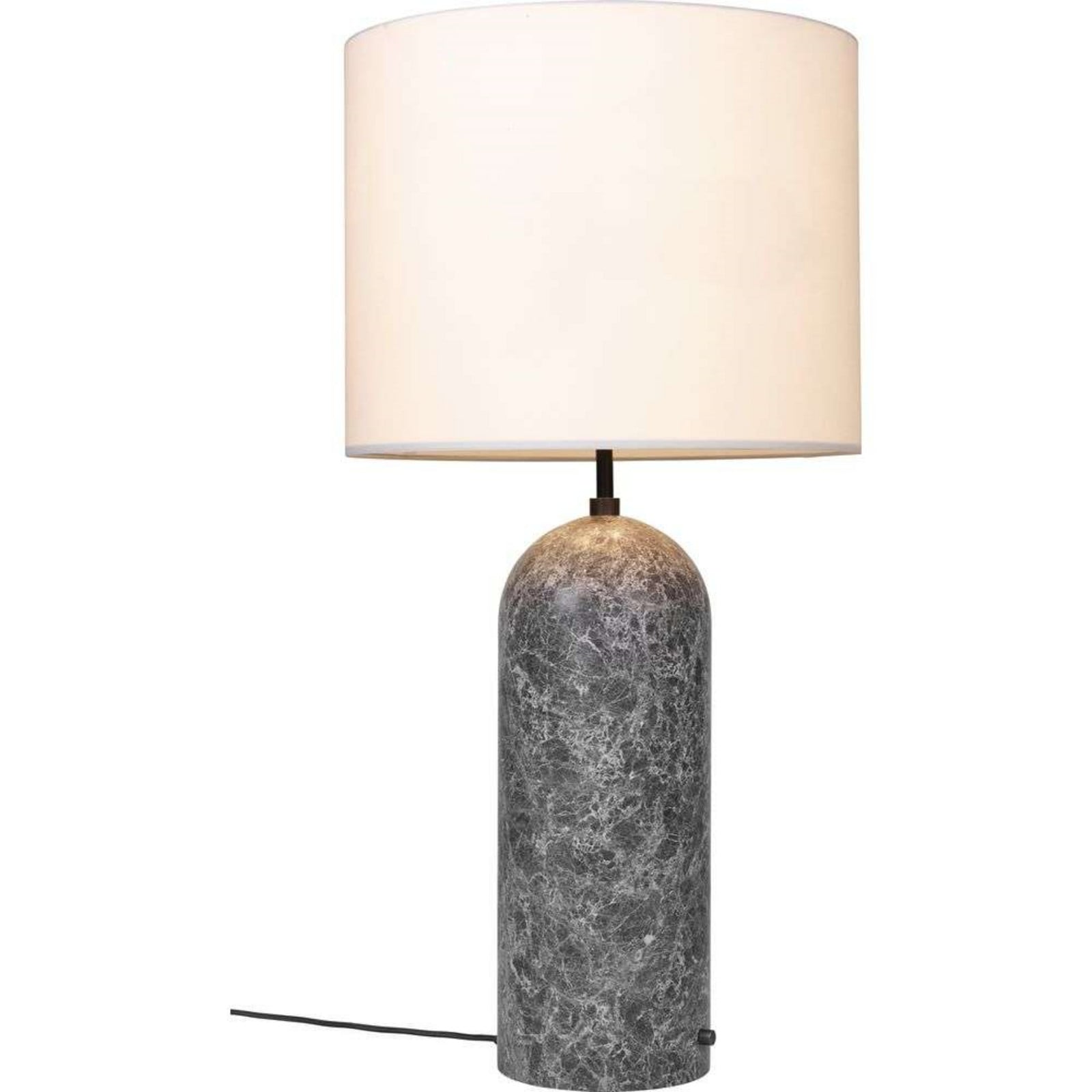 Gravity XL Low Gulvlampe Grey Marble/White GUBI - Stue - Marmor