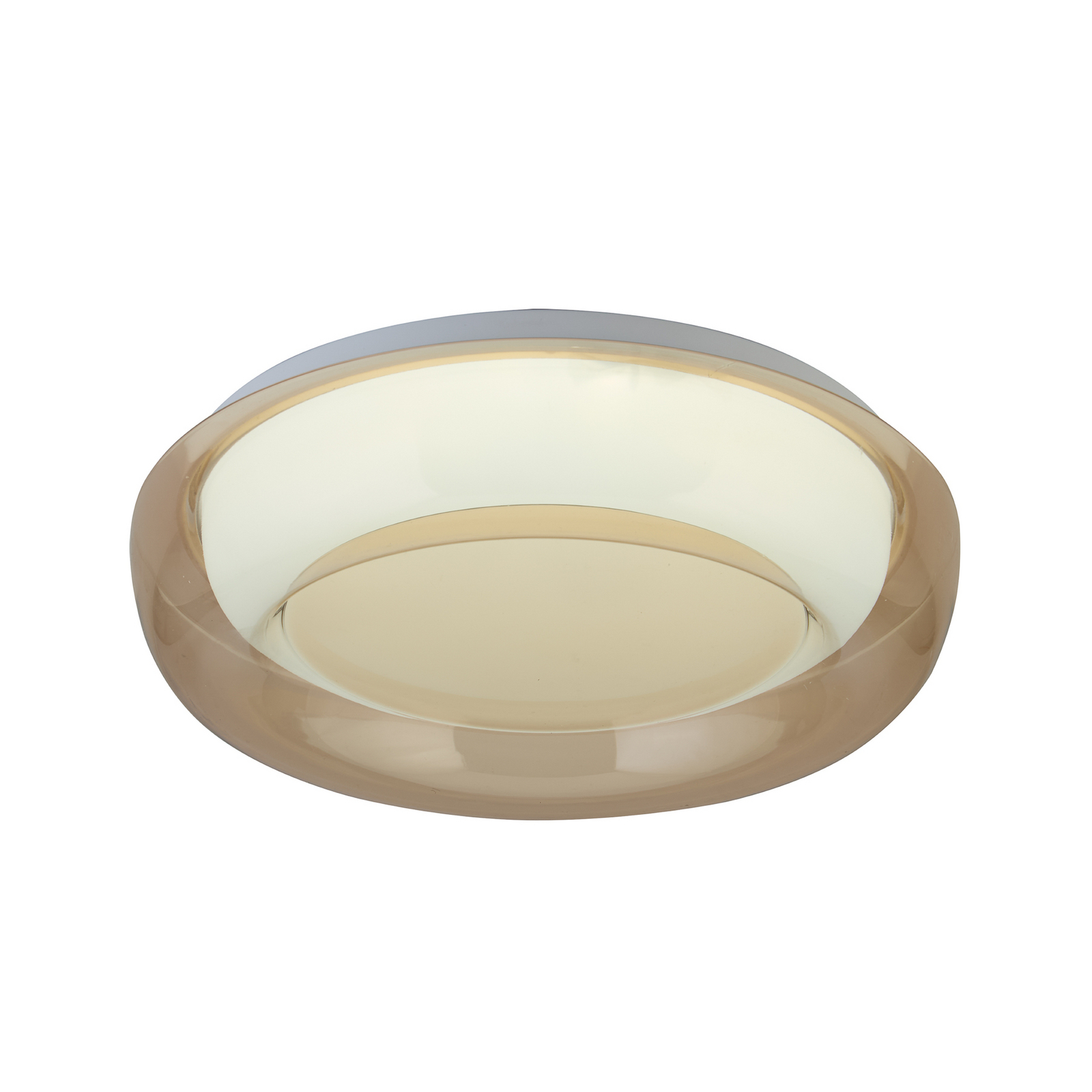 Plafón LED Jude Flush, ámbar, Ø 30 cm, CCT