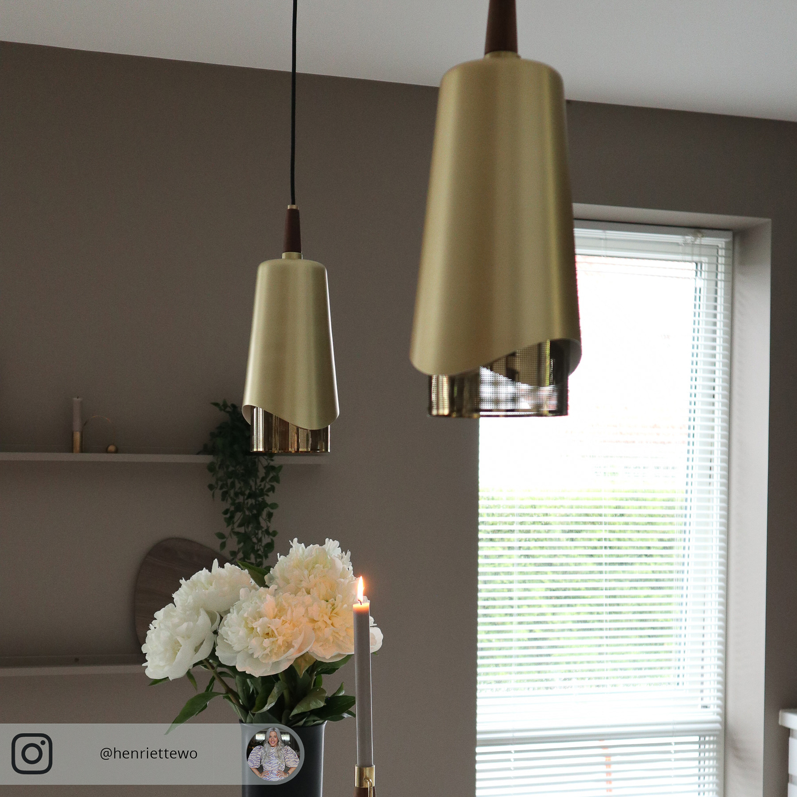 Umanoff Suspension Brass/Walnut - Audo Copenhagen