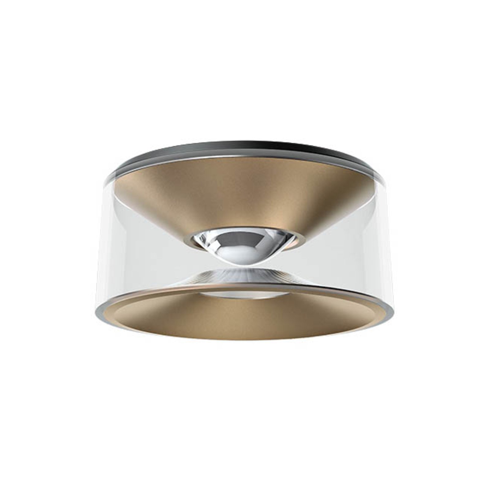 Ribag Vior LED ceiling light 230V sand gold