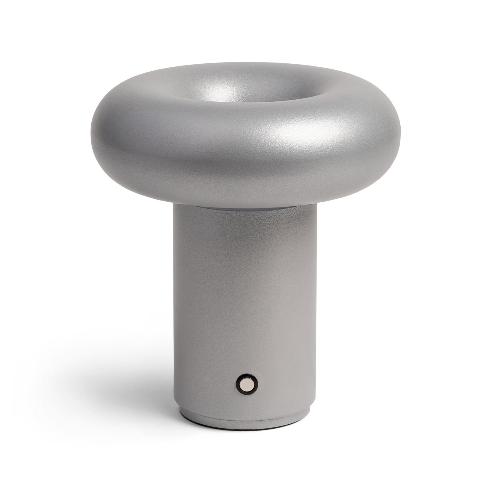 Glimpse bærbar LED-bordlampe, sølv, IP44 – &Klevering
