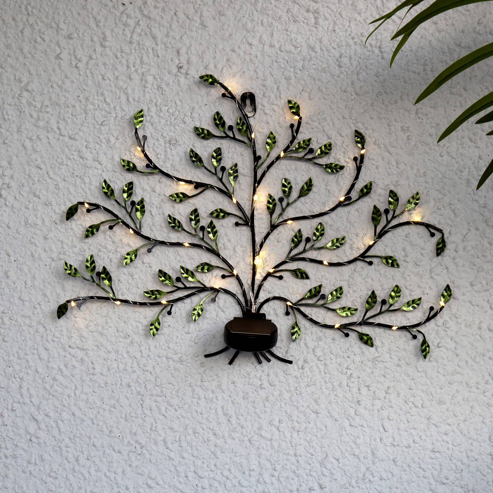 Solárne nástenné LED svetlo Tree of life