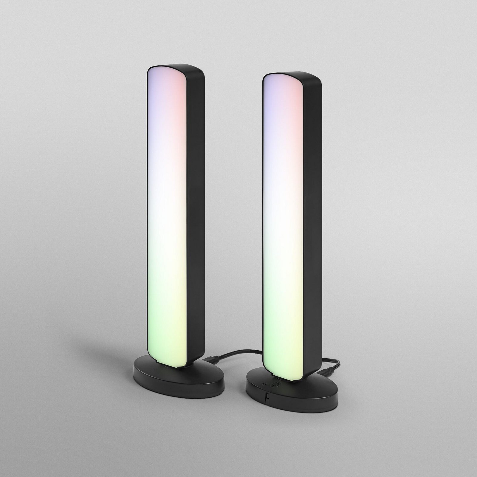OSRAM SMART+ WiFi Tischlampe MOOD LIGHT, schwarz RGB CCT 2er