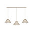 beige matt / white satin-finished