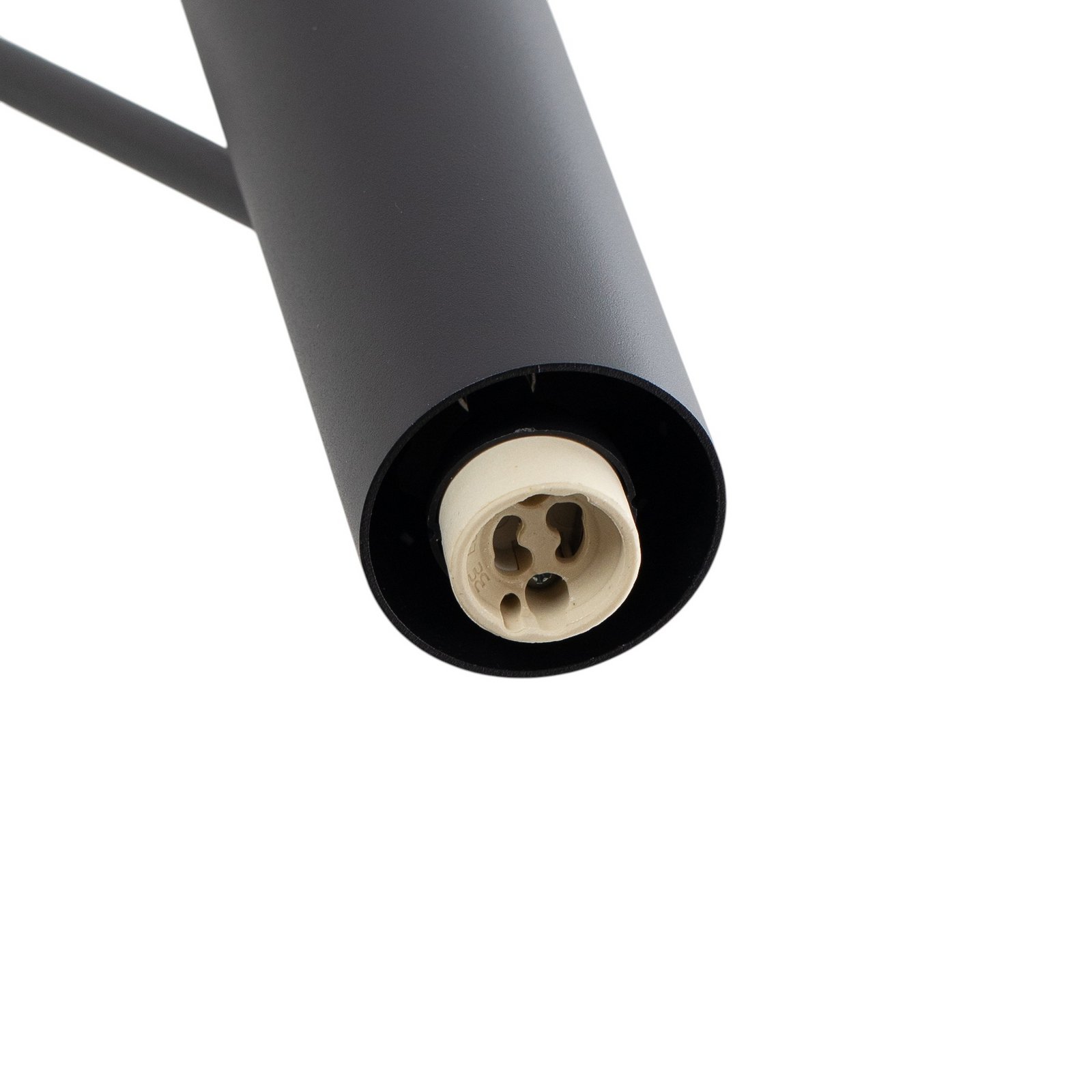 Lampadaire Eye Super avec tête orientable, noir