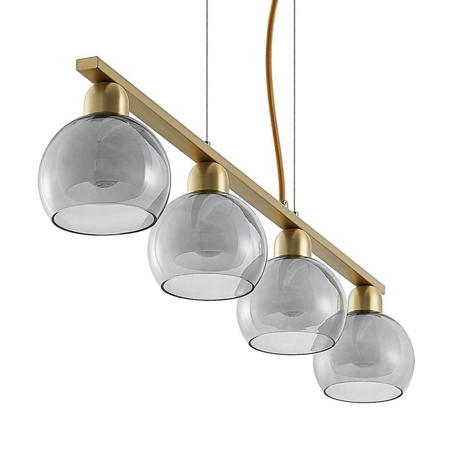 Mylah 4 Lustră Pendul L950 Brass - Lucande