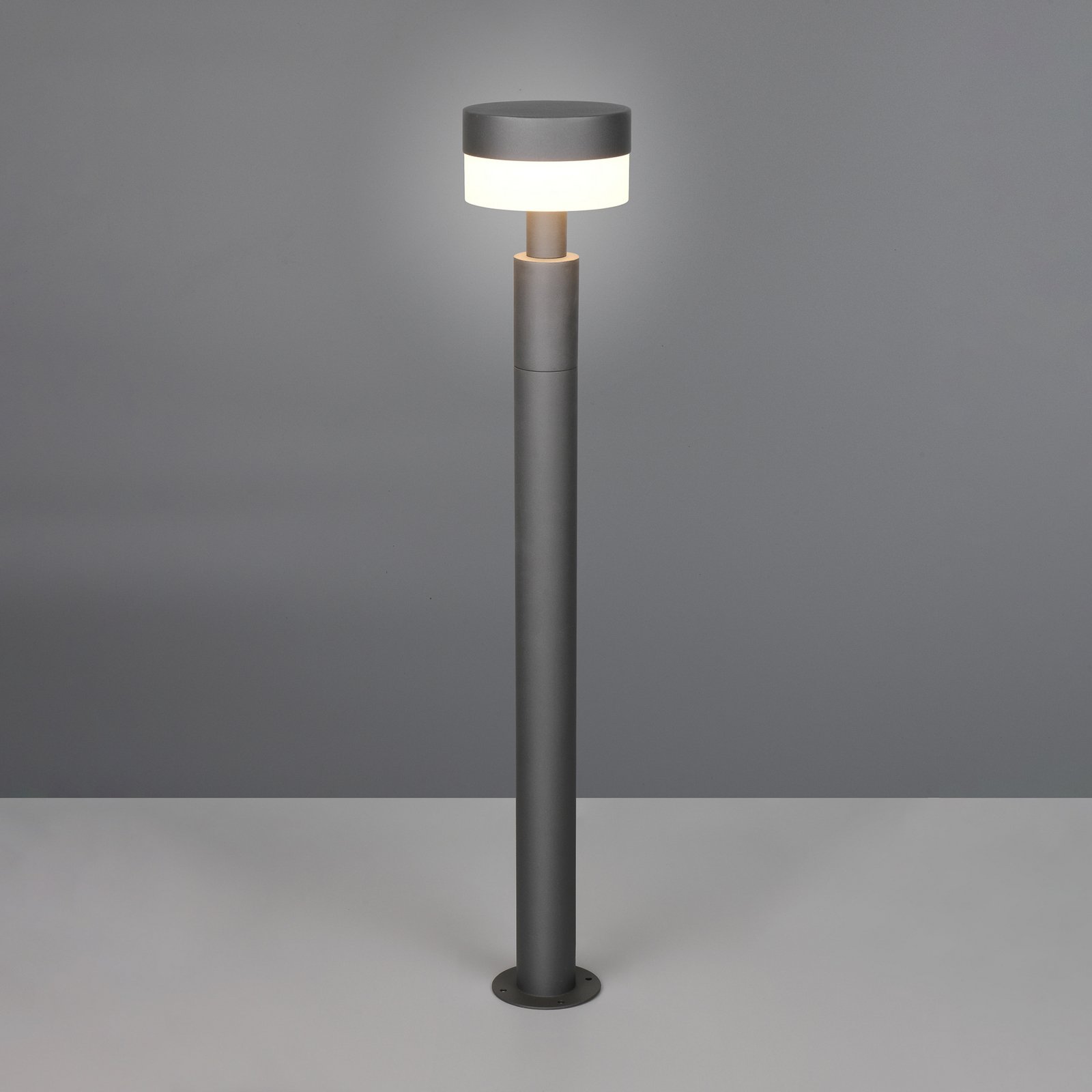 Mackenzie LED path light, height 95 cm, anthracite, cast aluminium