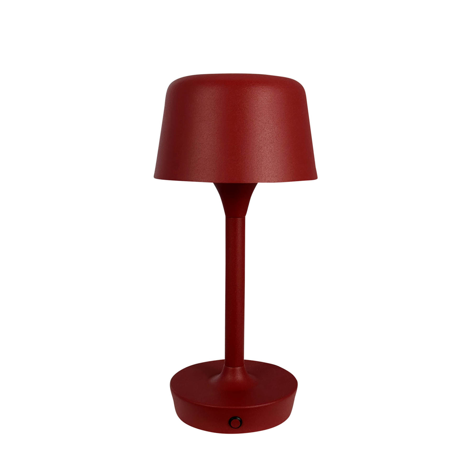 Dyberg Larsen LED table lamp Flow, red, height 25 cm