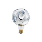LED bec cu LED-uri Giant Ball E27 4W 918 dim argintiu-metal.