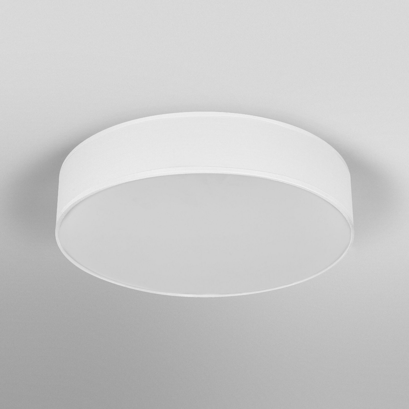 Lampa sufitowa OSRAM ORBIS PARIS, biała, Ø 40 cm, tekstylna, E27