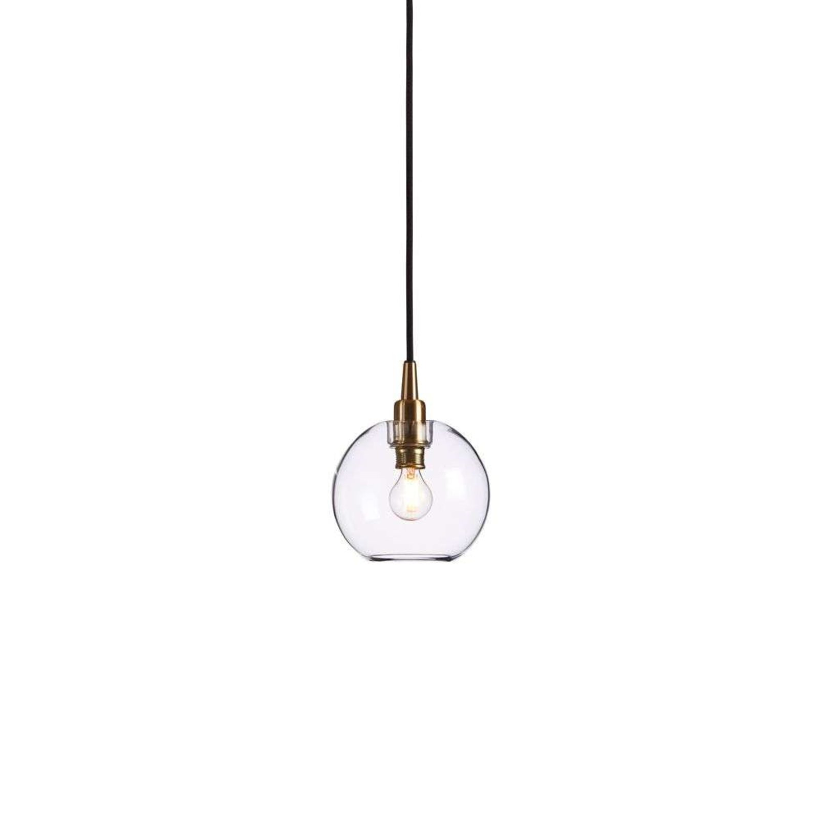 Gloria Pendant Ø160 Brass/Clear Glass - Belid