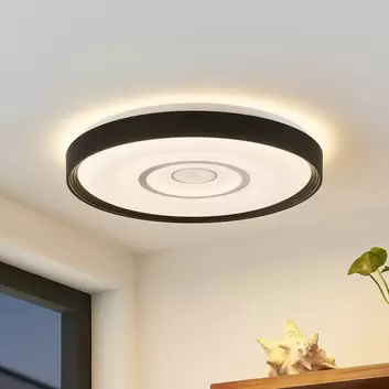 Loop LED-Deckenleuchte Schöner CCT Wohnen schwarz