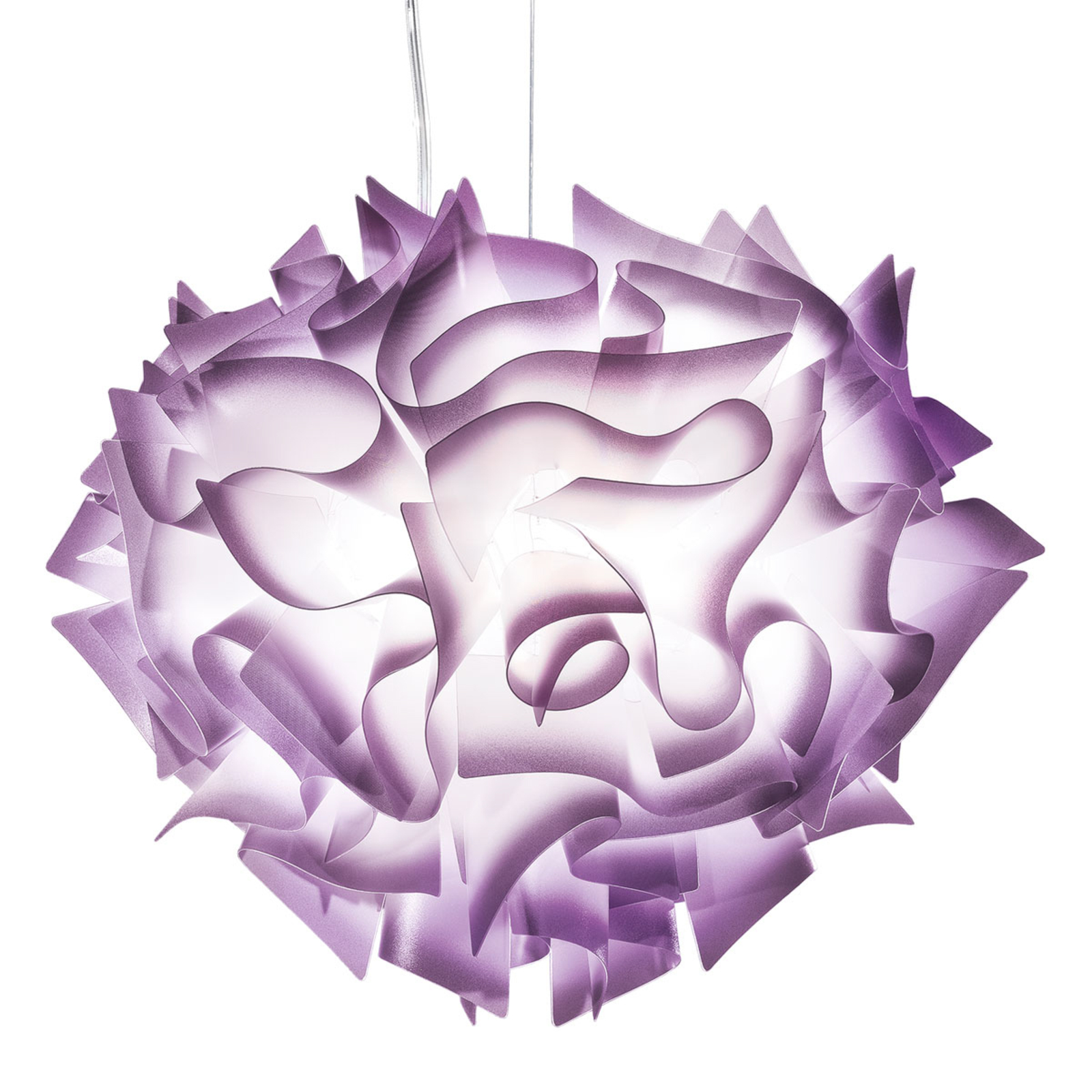 Slamp Veli - designer-hængelampe, 60 cm, blomme