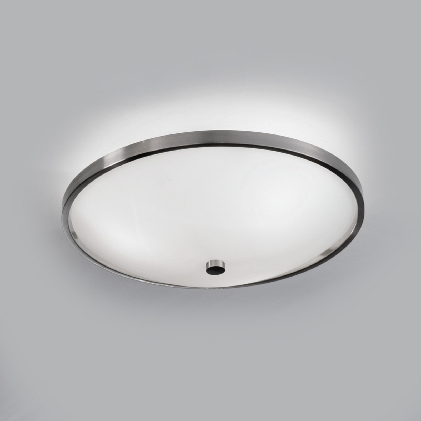 Vielseitige Deckenleuchte Samira mit Metallrand