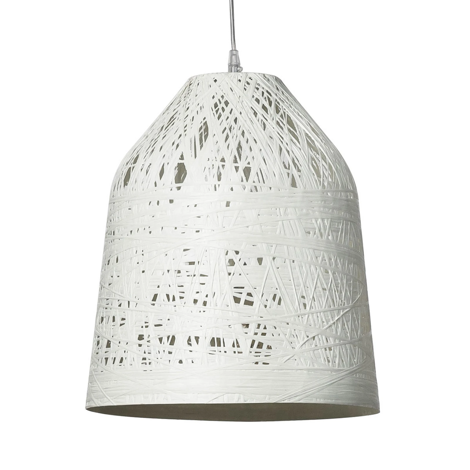 Lampada da terra di design bianca Black Out, 35 cm