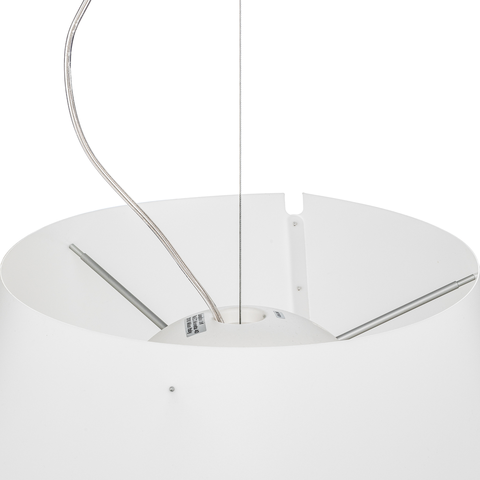 Luceplan Grande Costanza - fehér függő lámpa