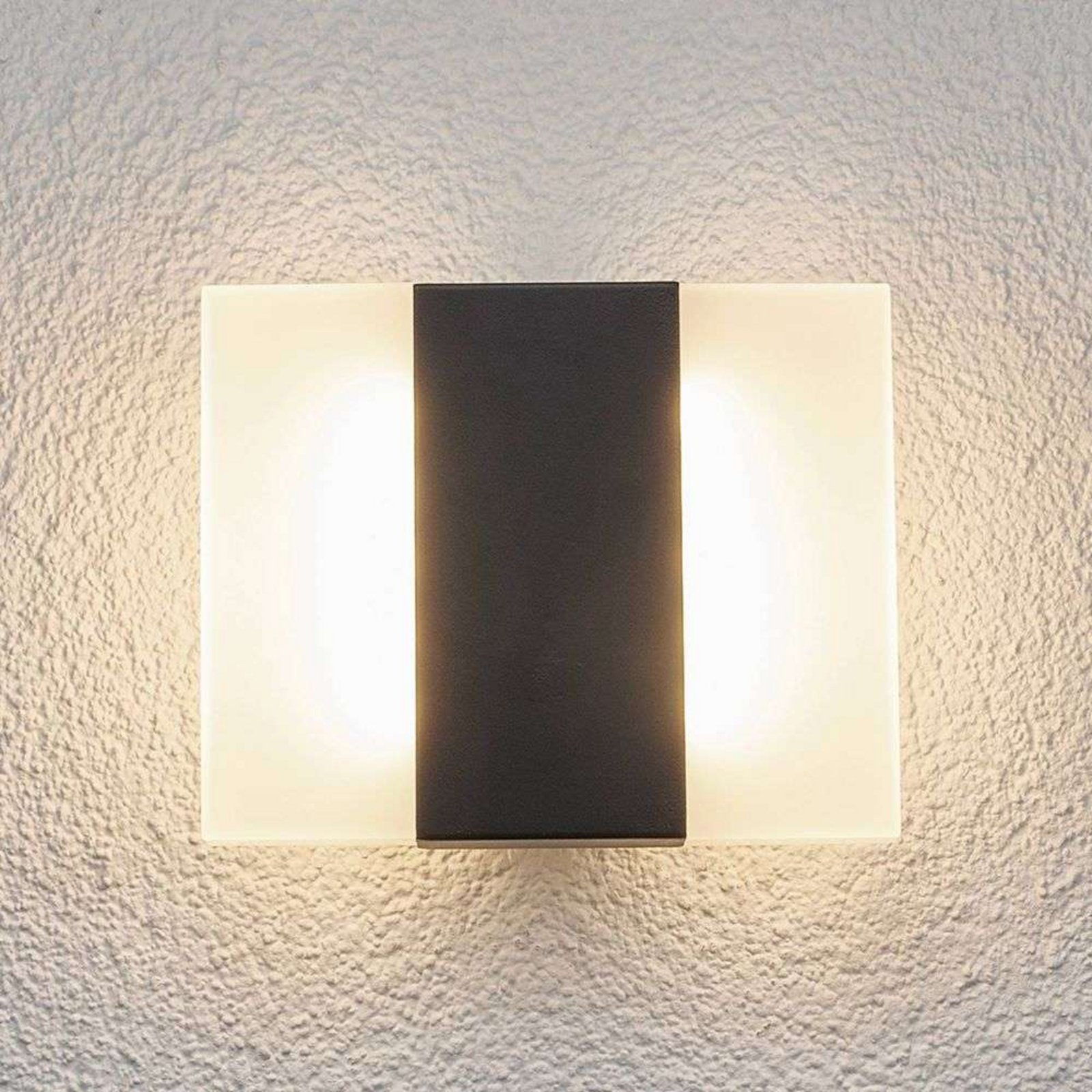 Börje Square LED Aplica de Exterior Graphite - Lindby