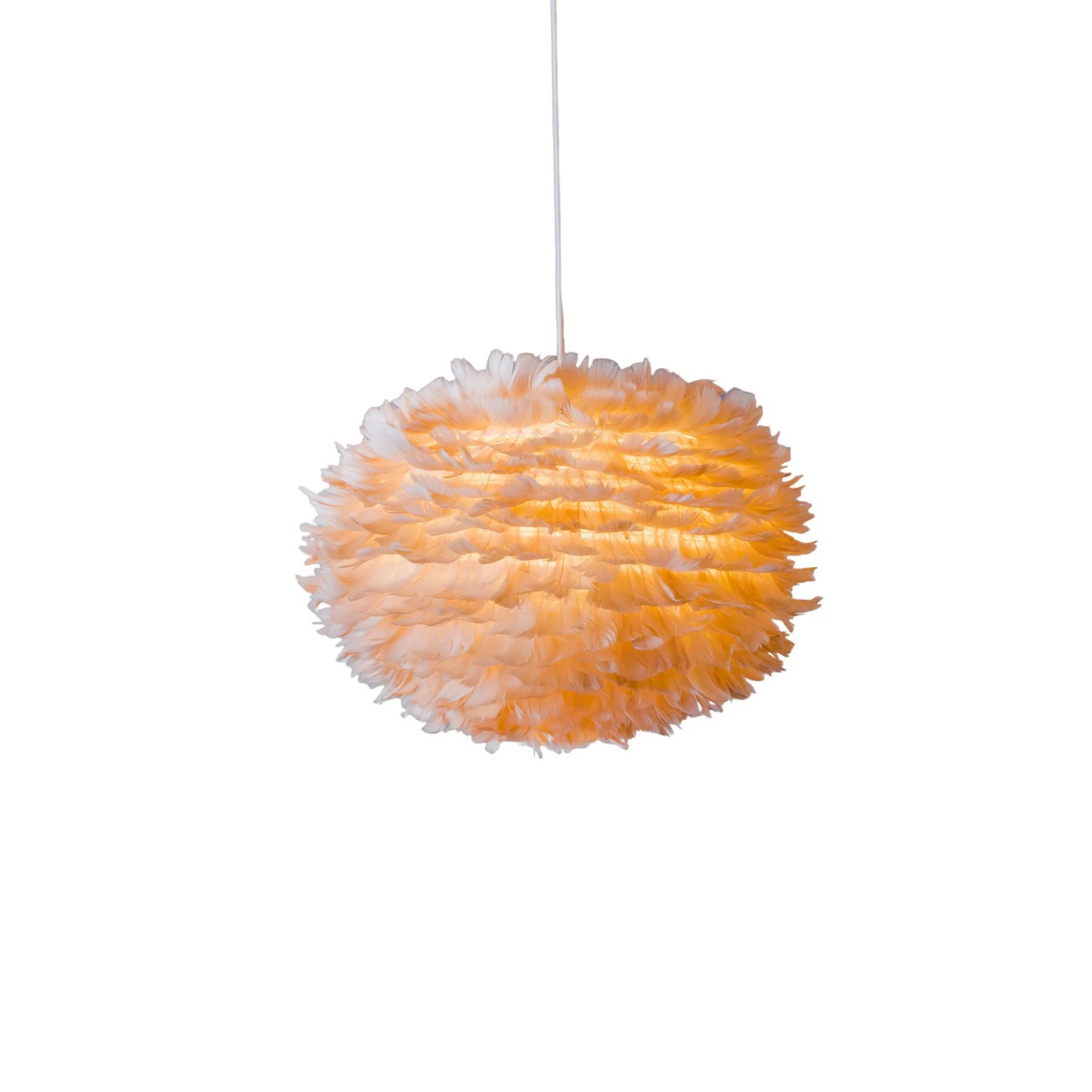 UMAGE Eos medium hanging light, light brown