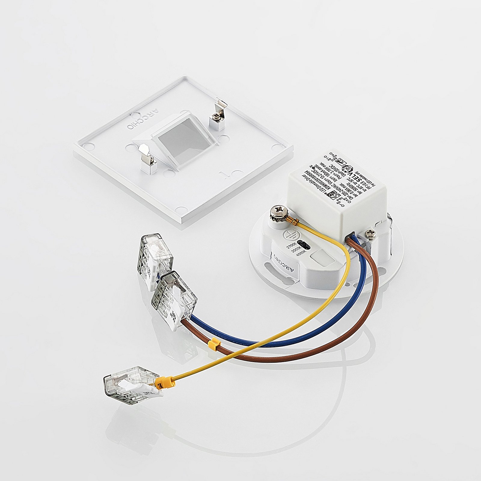 Vexi LED Applique da Incasso a Parete H7,5 White - Arcchio