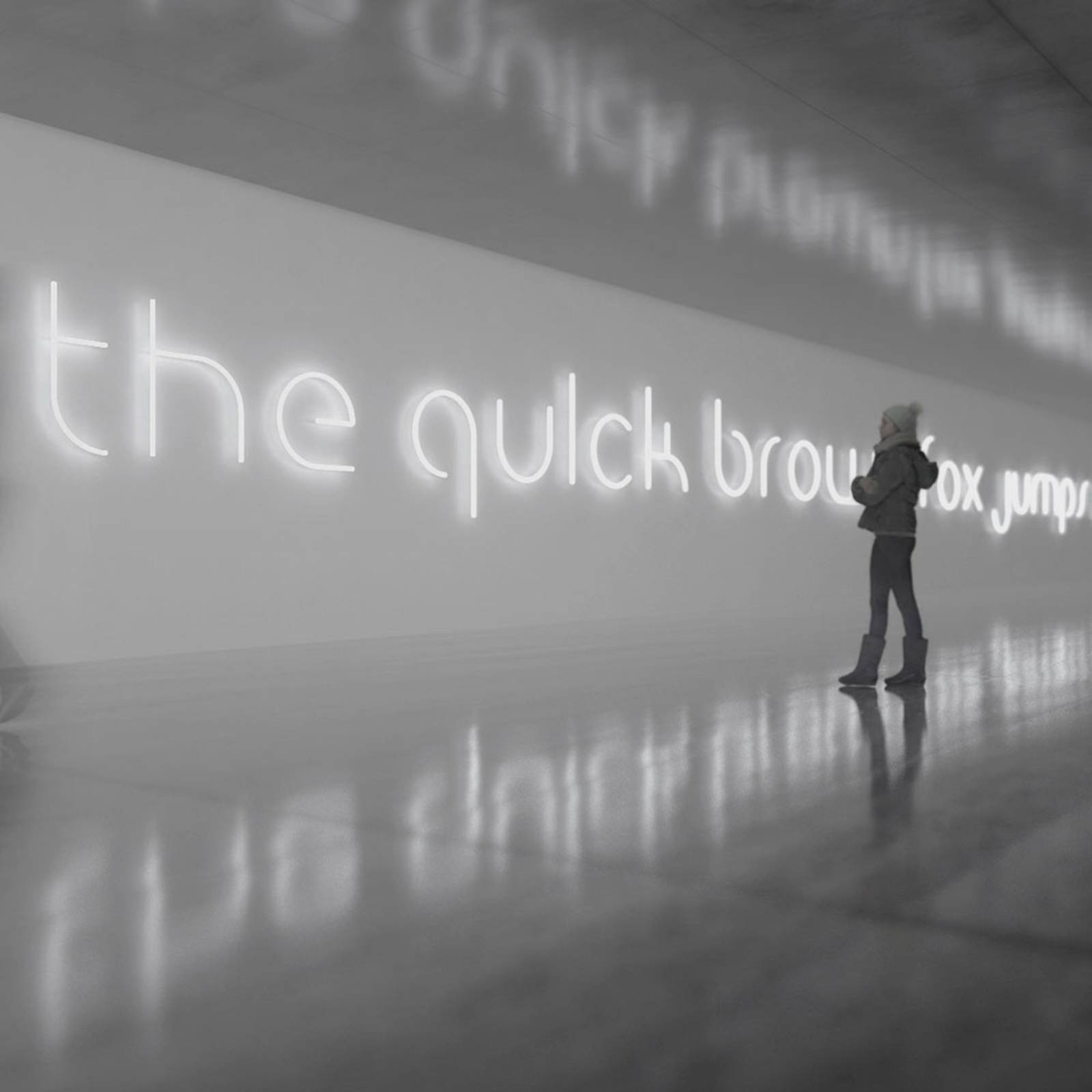 Artemide Alphabet of Light ściana mała litera x