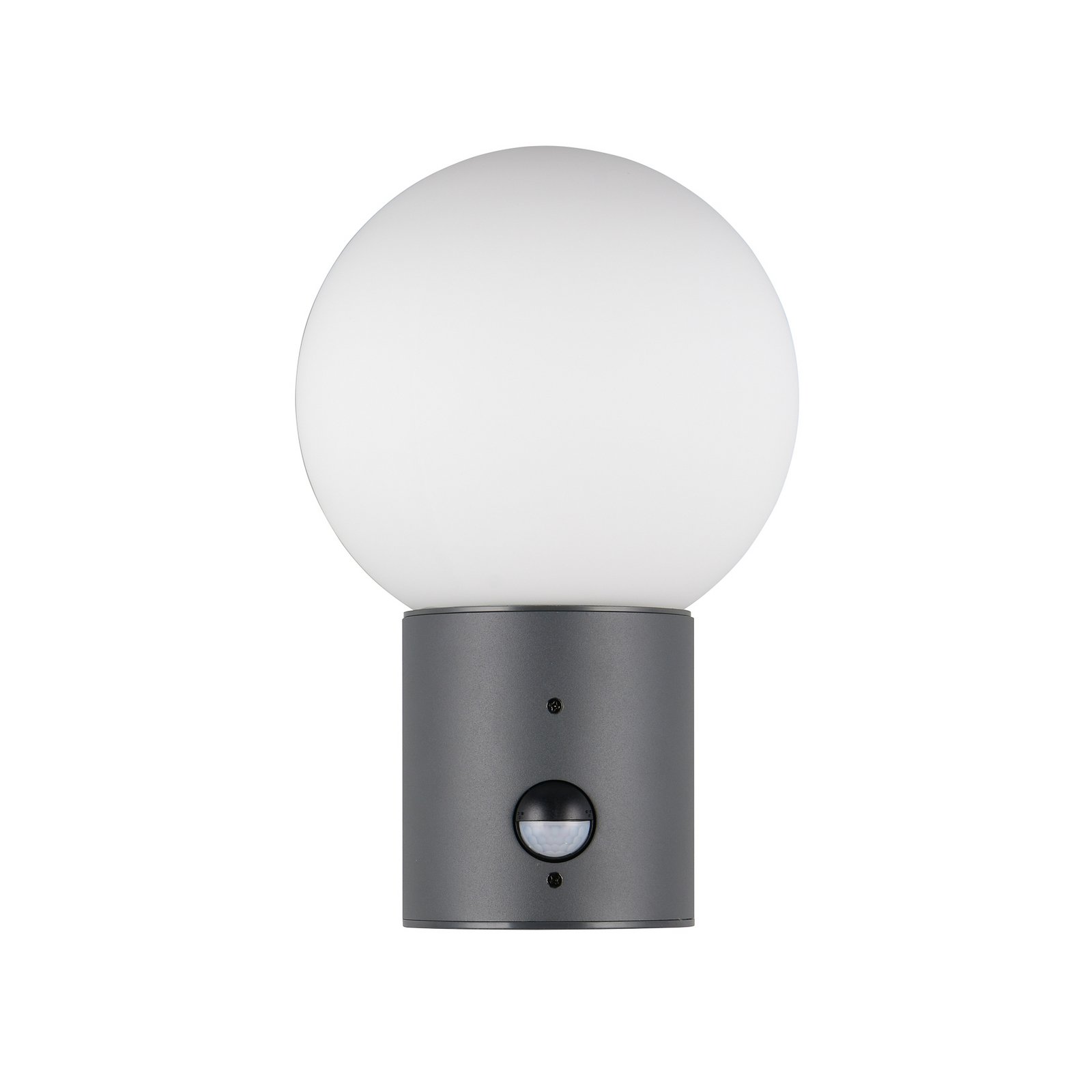 Āra sienas lampa Mures, antracīta krāsā, augstums 28 cm, metāls, sensors