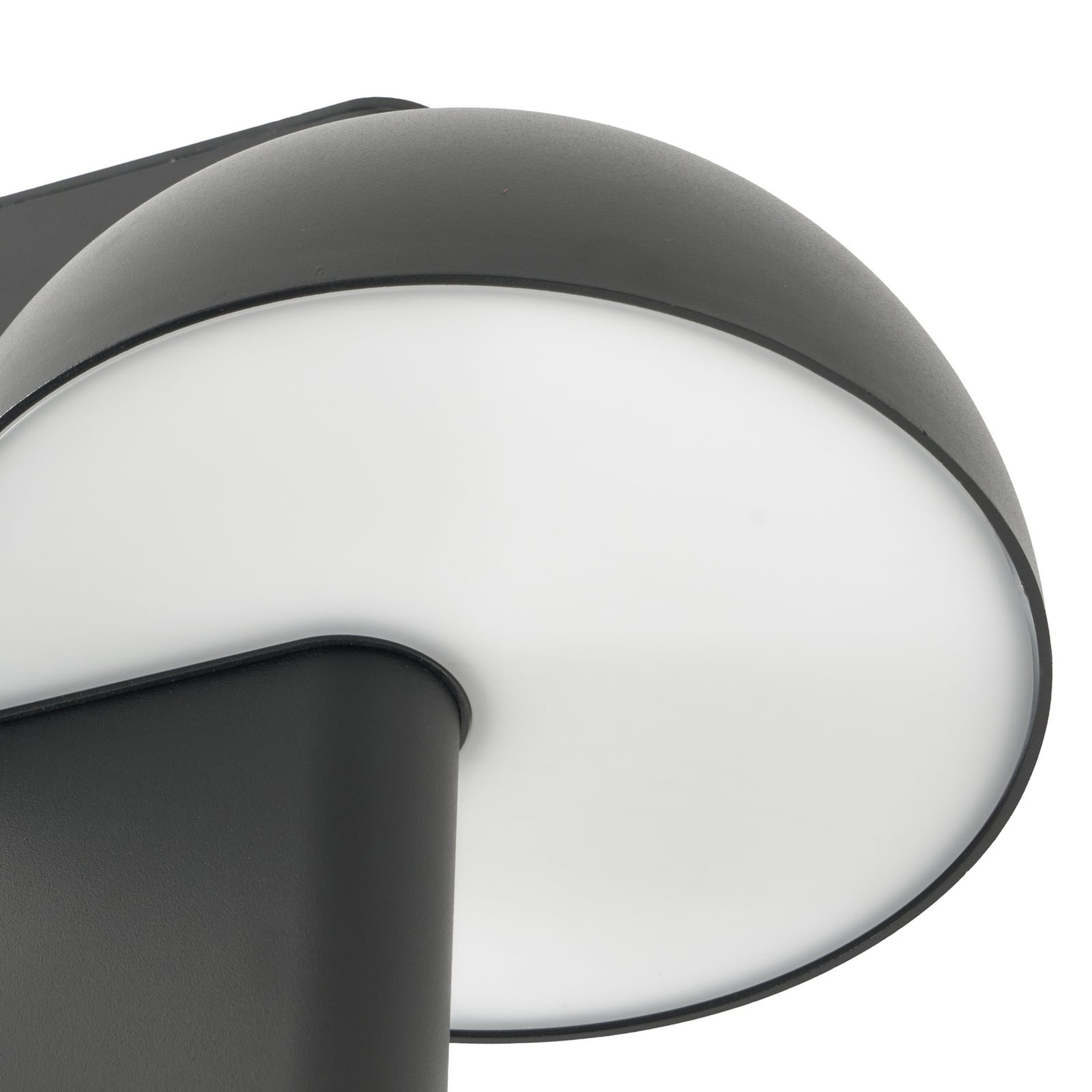 Velira LED buitenlamp, 3-lamps, 220 cm, IP44, zwart, metaal - Lucande