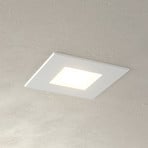 White LED recessed light Klaus for recessed boxes