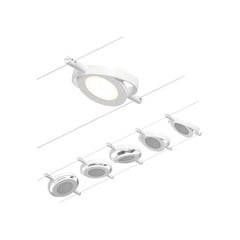 Кабелна система Paulmann Wire RoundMac LED, 5 светлини, бяла