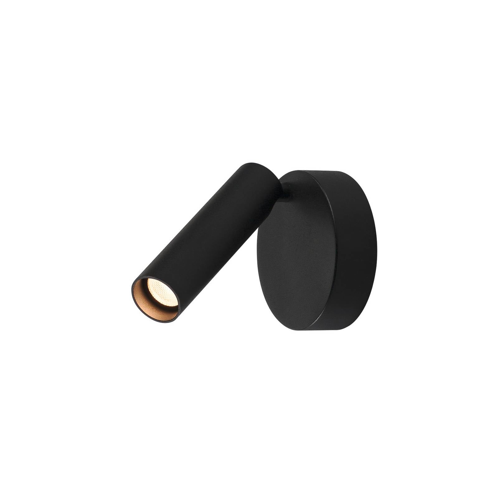 SLV LED-Wandlampe Karpo 30, schwarz, Aluminium, Breite 9 cm