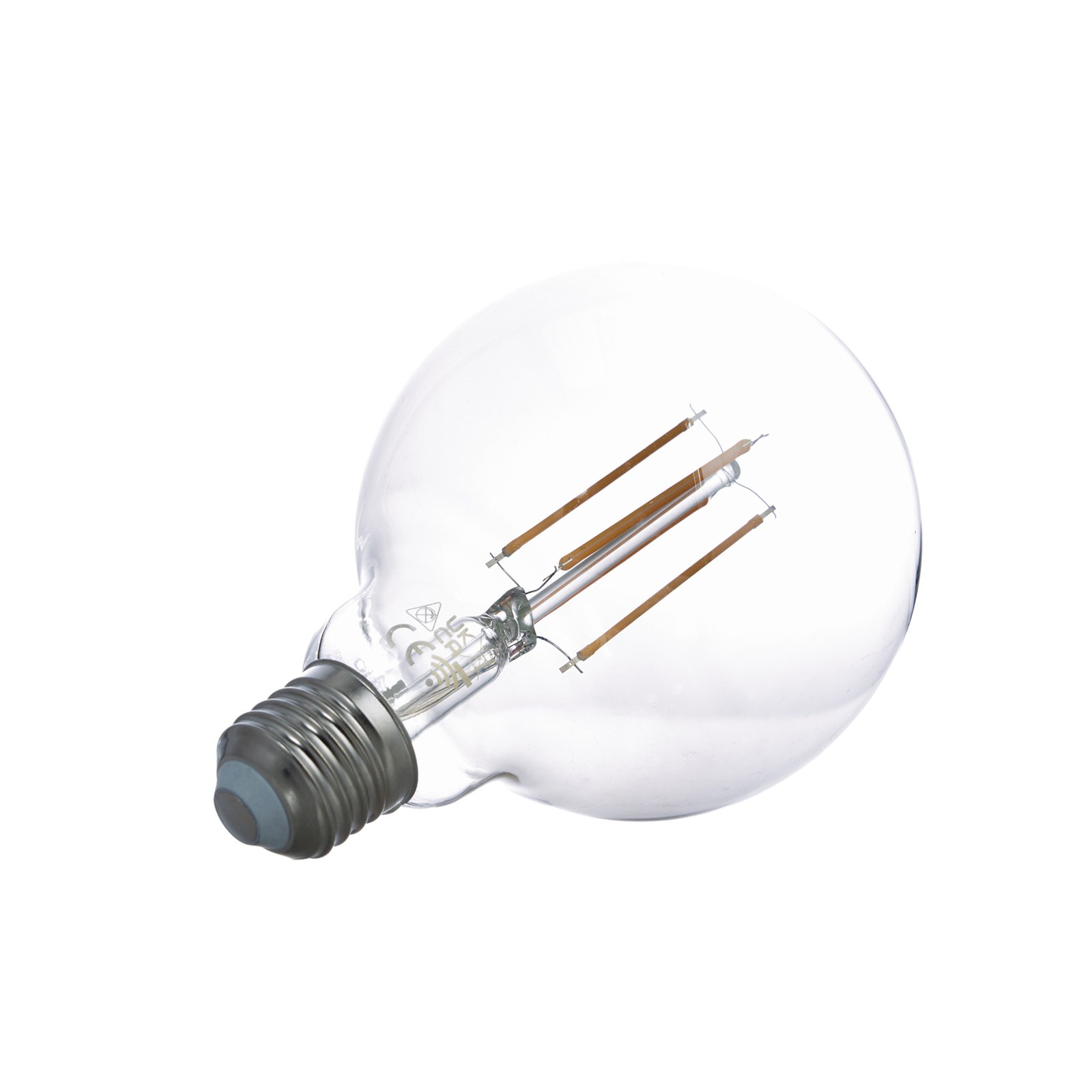 LUUMR Smart LED globe bulb E27 smoke grey 4.9W Tuya WLAN