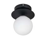 Art Deco 24 Applique da Parete/Plafoniera IP44 Black/White - Globen Lighting