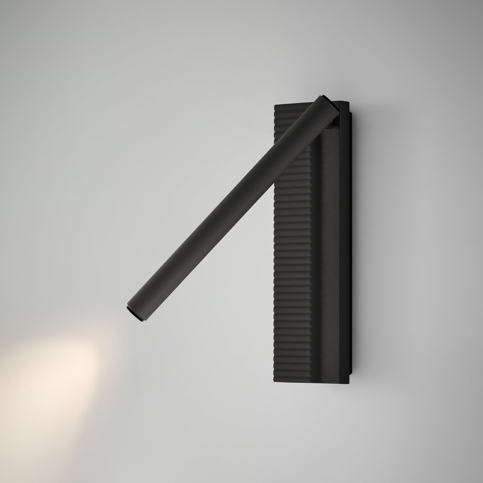 Aplică de perete LED Bover Arid A/03 negru aluminiu 2.700 K - Camera de zi / sufragerie - Design