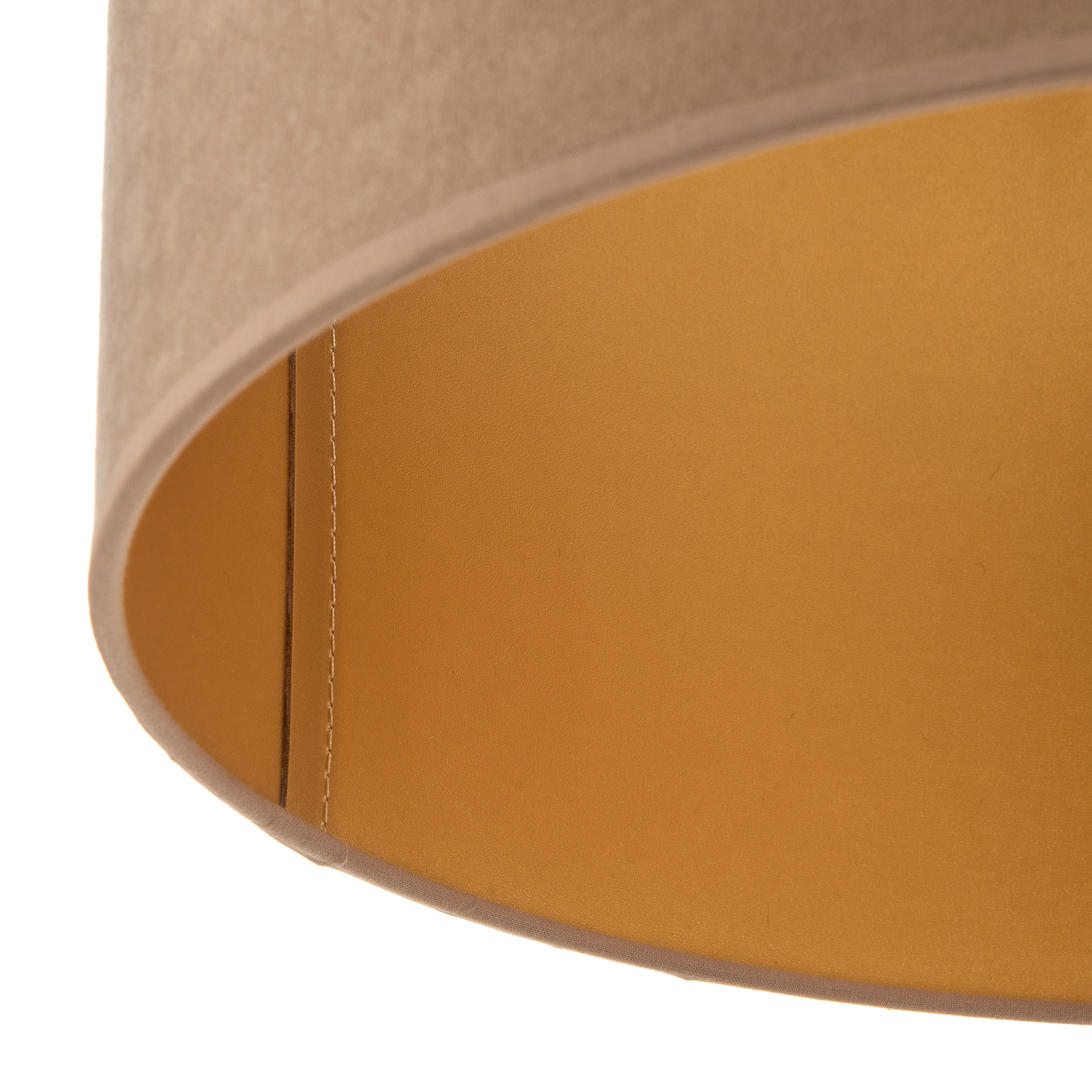 Lampa sufitowa Golden Roller Ø 40cm beżowa/złota