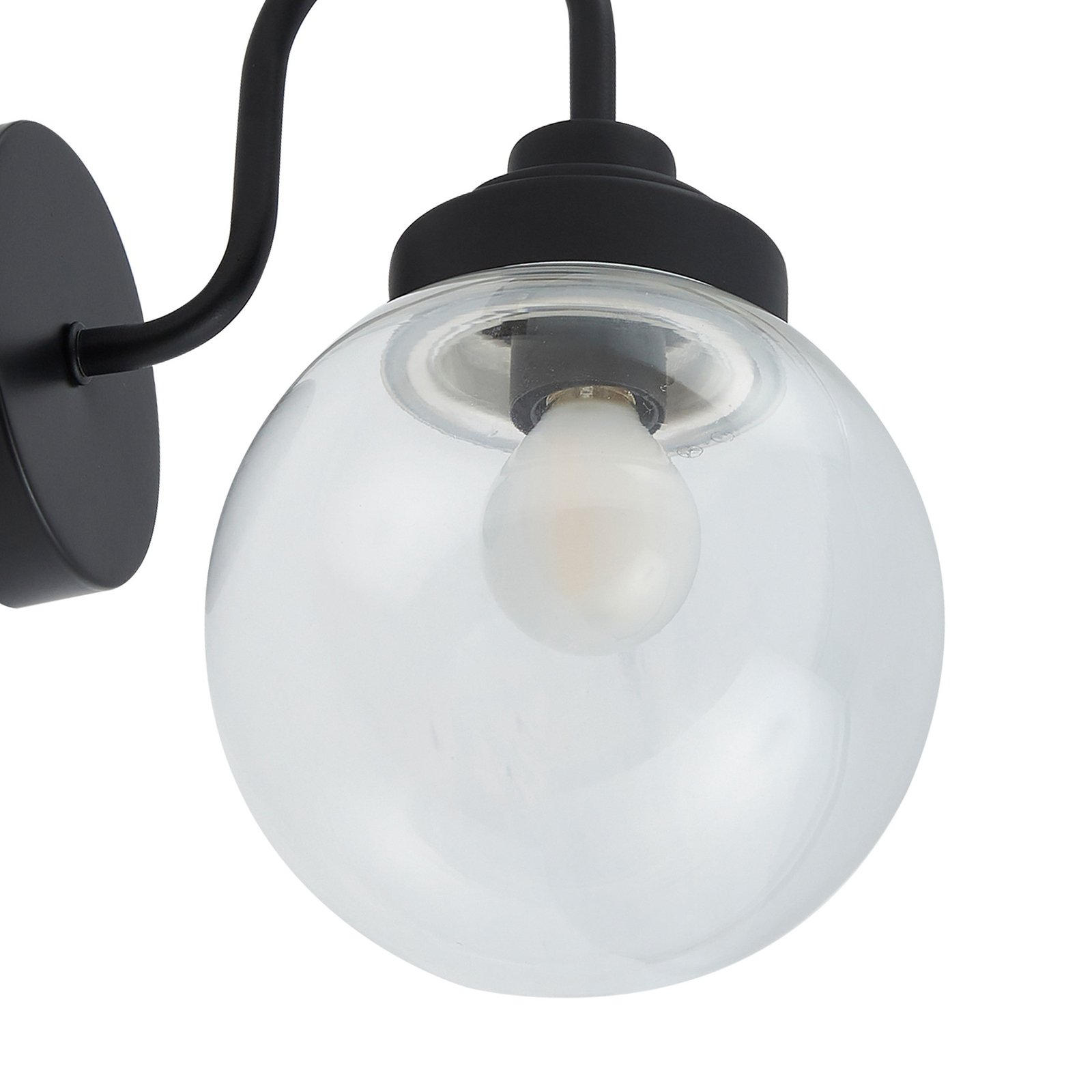 Badolo Lampa Ścienna IP44 Czarny - Lucande