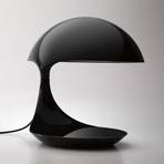 Martinelli Luce Cobra, lámpara de mesa retro negro