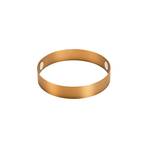 SLV Cyft decorative ring, brass, steel, Ø 13.1 cm